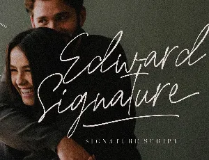 Edward Signature font