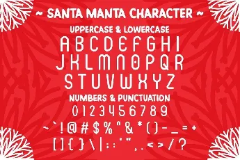 Santa Manta font