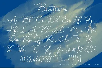 Brattica font