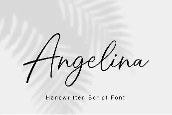 Angelina Script Font