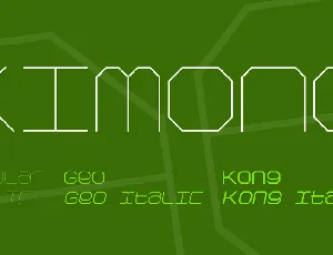 Kimono font