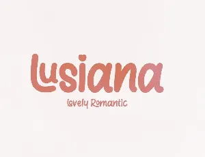 Lusiana font