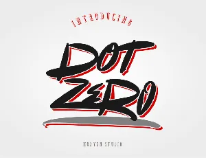 Dot Zero font