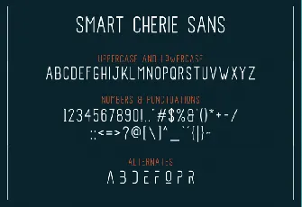 Smart Cherie Duo font