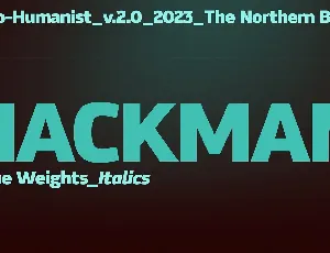 Hackman font