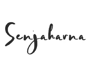 Senjaharna font