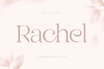 Rachel font