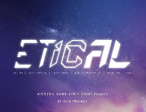 Etical Free font