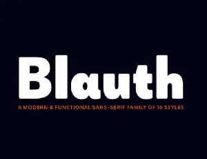 Blauth Family Free font