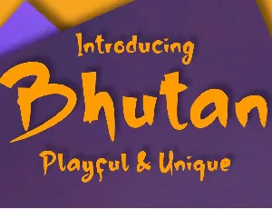 Bhutan font