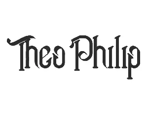 Theo Philip Demo font