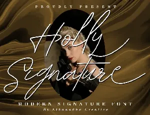 HOLLY SIGNATURE DEMO font