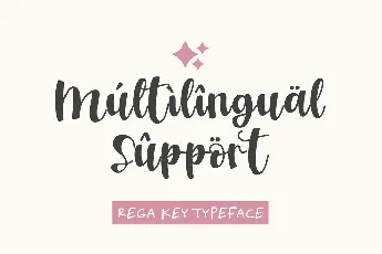 Rega Key font