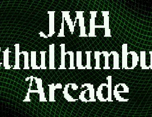 JMH Cthulhumbus Arcade font