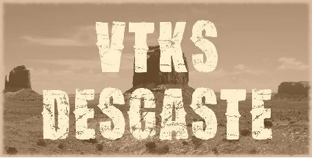 Vtks Desgaste font