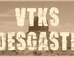 Vtks Desgaste font