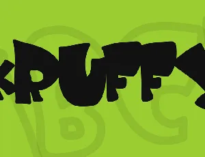 Kruffy font