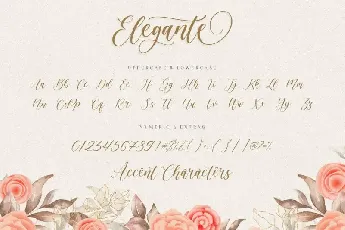 Elegante Calligraphy font