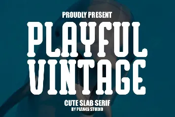 Playful Vintage font