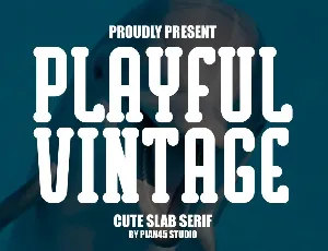 Playful Vintage font