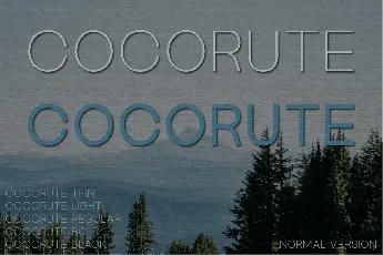 Cocorute font