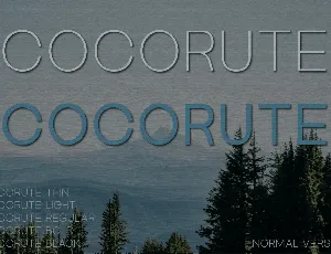 Cocorute font