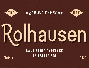 Rolhausen font