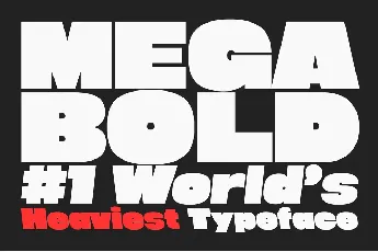 Megabold 1.0 font