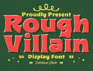 Rough Villain font