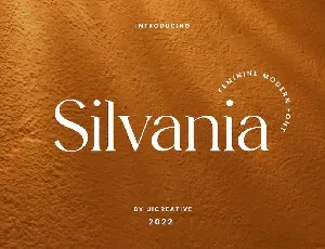 Silvania font