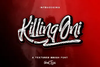 KillingOni Brush font