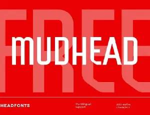 Mudhead Sans Serif font