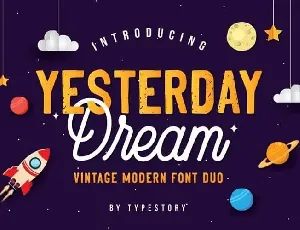 Yesterday Dream Duo font