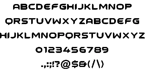 Ground Control font