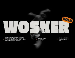 Wosker font