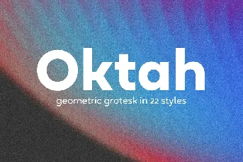 Oktah font