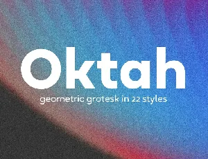 Oktah font