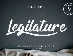 Legilature Script Free font