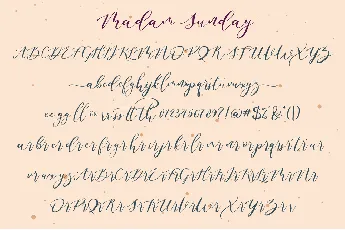 Madam Sunday font