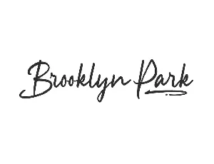 Brooklyn Park Demo font