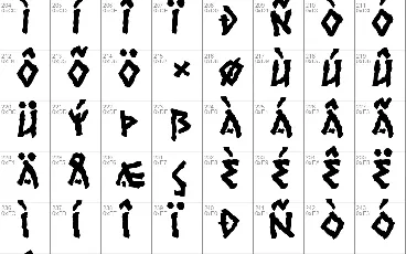 Ruinik font