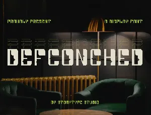 Defconched Typeface font