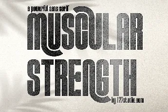 Muscular Strength font