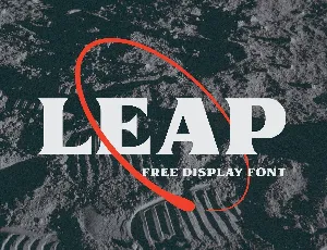 Leap font