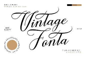 Vintagea font