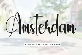 Amsterdam Script font