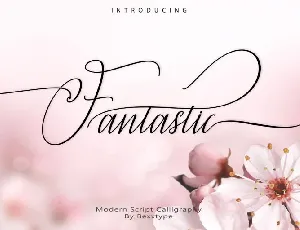 Fantastic Script font