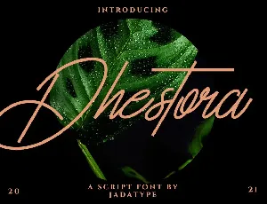 Dhestora font