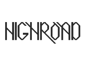 Highroad Demo font