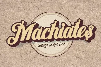 Machiates font